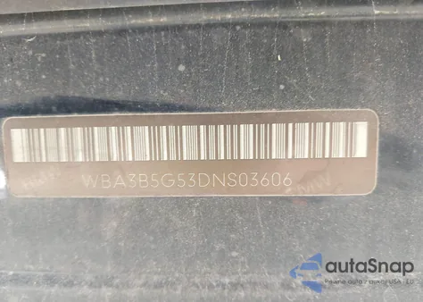 2013 BMW 328I xDrive from USA, damaged, VIN WBA3B5G53DNS03606